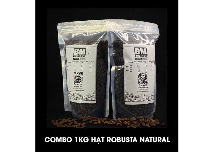 cà phê bột robusta natural