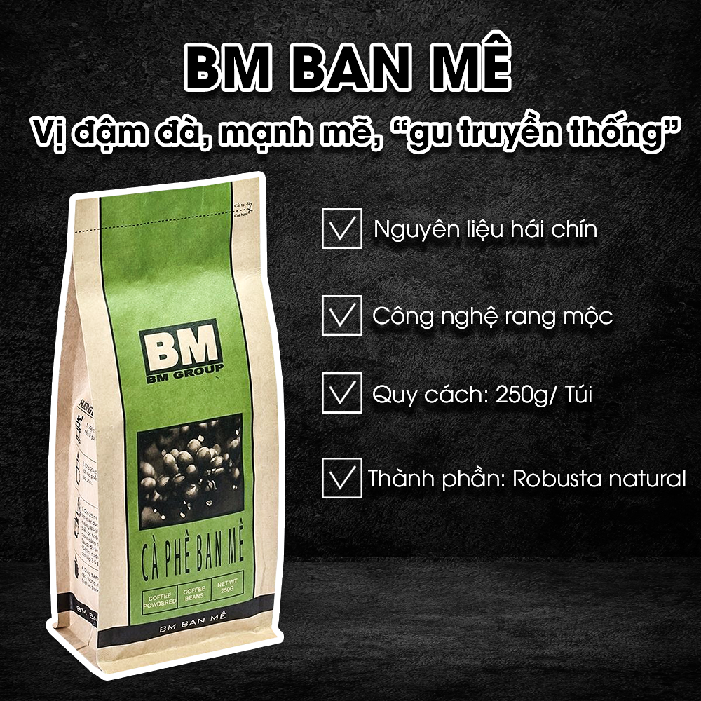 cà phê bột BM Ban Mê