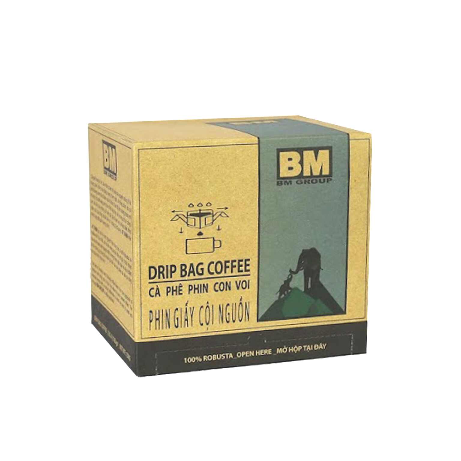 Cà phê phin giấy BM Cội Nguồn