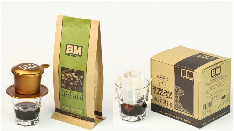 cà phê đóng gói bm group