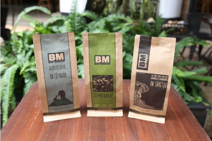 cà phê đóng gói the bm group