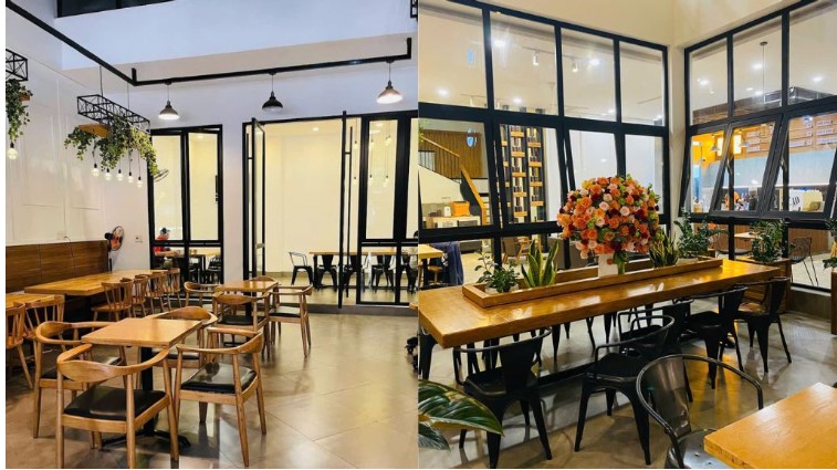 không gian quán the bm house