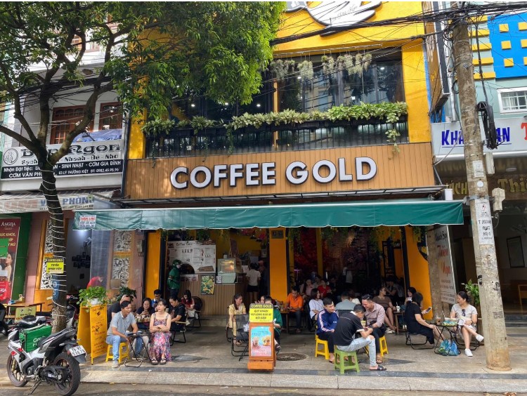 quán cà phê gold