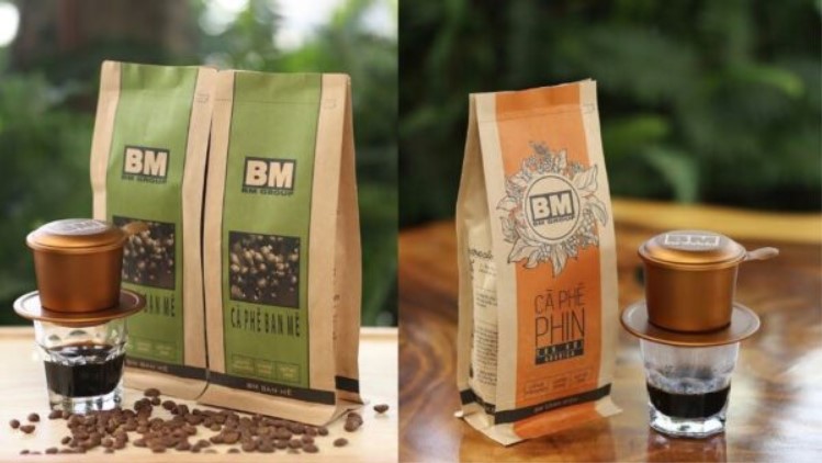 cà phê đóng gói mang đi