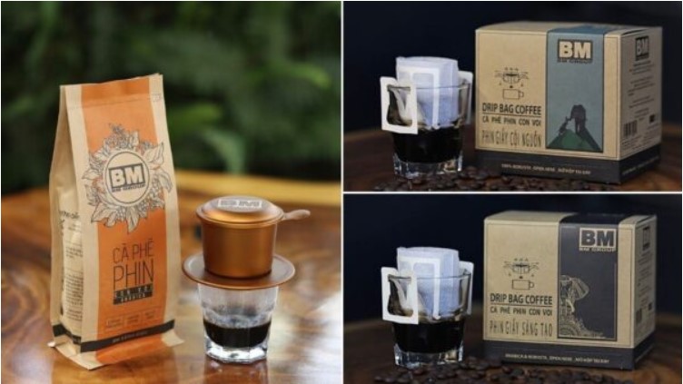 cà phê sạch đóng gói
