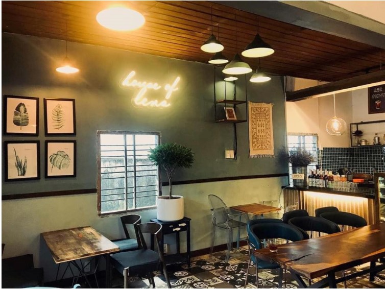 quán cà phê house of lens